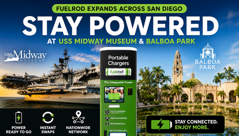 FuelRod Expands Across San Diego: Stay Powered at USS Midway Museum & Balboa Park