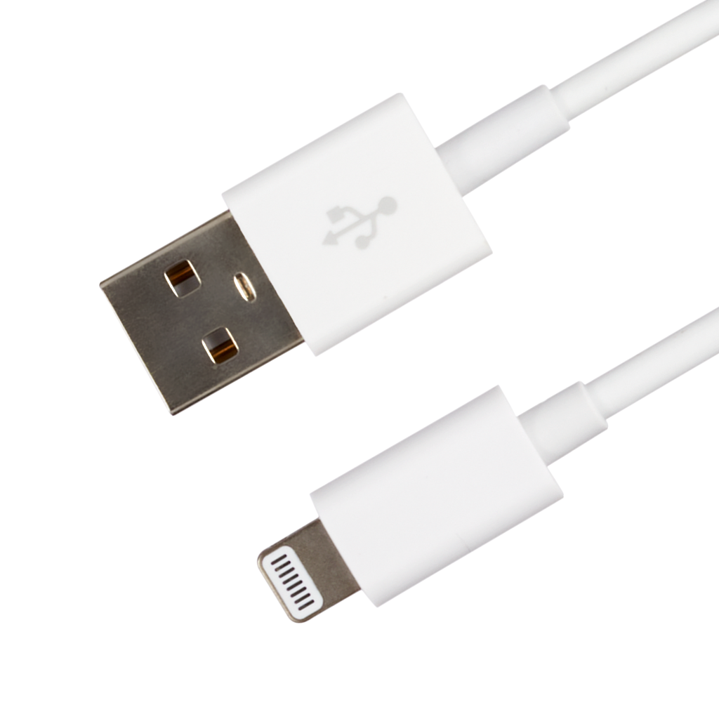 White Original Apple Lightning To USB Cable MD818ZM/A, For Mobile